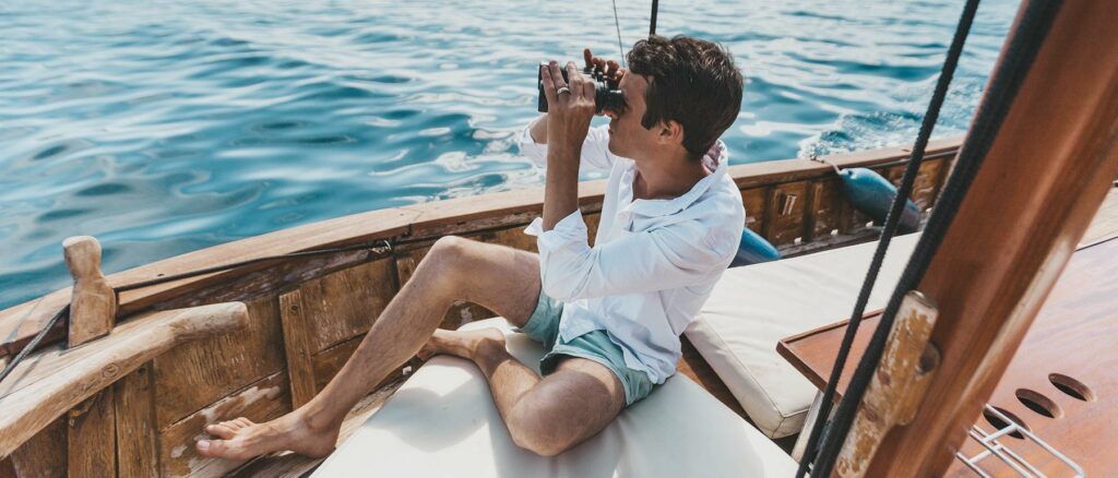 Halcyon Yachts crew agency yacht at sea
