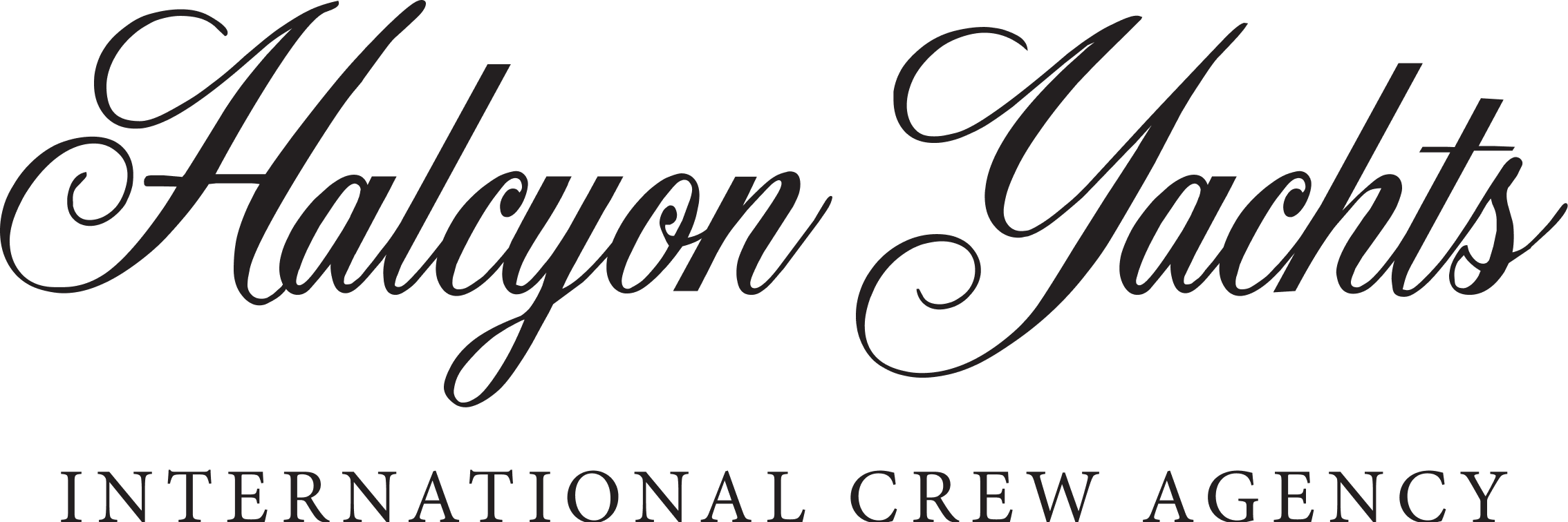 Halcyon Crew Agency text logo